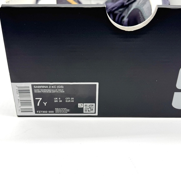 Nike Sabrina 2 KC Broken Records Basketball Shoes Sz 7Y/8.5 Women New FZ7302-500 - Picture 11 of 12